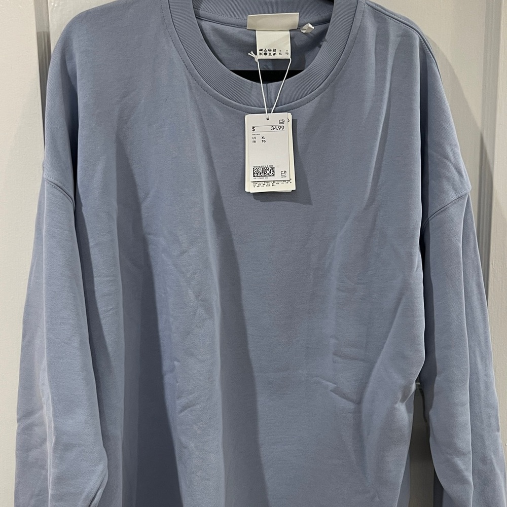 H&M loungewear - crew sweatshirt xl and sweat shorts L NWT